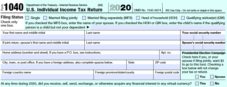 The IRS is 'Setting a Trap' - New 1040 for 2020